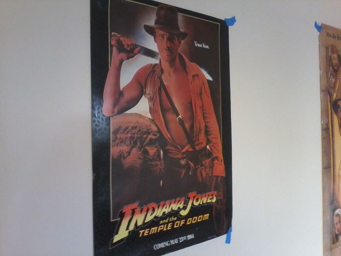  2 "Indiana Jones" Movie Posters    http://www.ctonlineauctions.com/detail.asp?id=741168