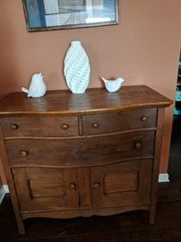 Antique drawers and cabinets