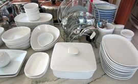 More of all white dinnerware