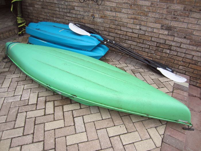 Adult and children kayaks