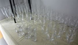 Some of the glass and crystal