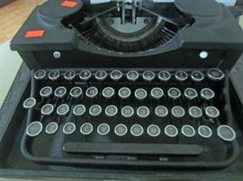 Vintage typewriter