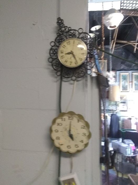 Vintage kitchen wall clocks $20 each
