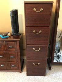 Very Nice wooden 4 drawer file cabinet