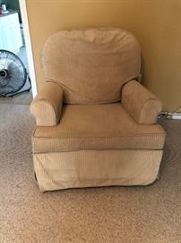 Neutral  Swivel and Rock easy chair