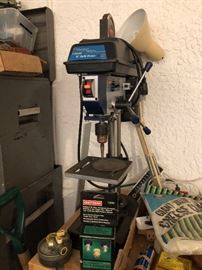 LIKE NEW POWER GLIDE BENCH TOP DRILL PRESS