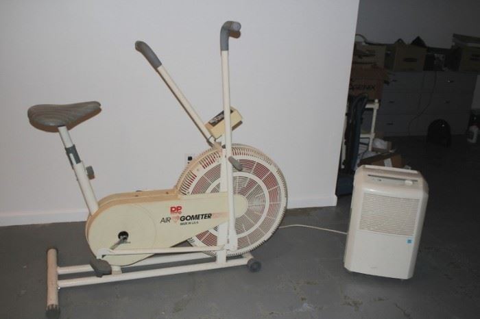Exercise Bike and Dehumidifier