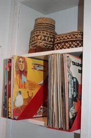 LPs / Vinyl and Baskets