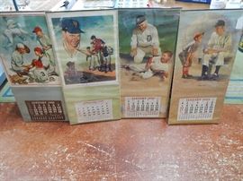 Baseball Hall of Fame Calendar Prints