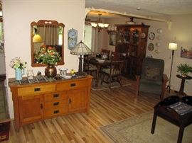 Every room in the house is full of "updated" quality furniture. 