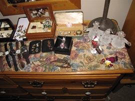 Large collection of designer costume jewelry. 