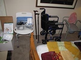 Wheelchair not in sale, many other healthcare items in this estate. 