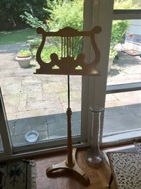 Antique French music stand 