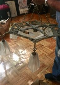 Antique Deco chandelier