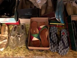 NEW never worn size 9 1/2 to size 10 shoes, all high end