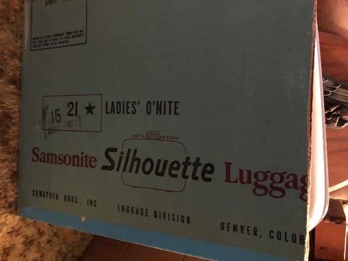 Vintage Luggage in the box