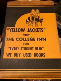 Georgia Tech book covers on text books from the 1940's