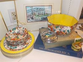 Unusual Chintzware set