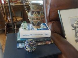 Pottery and paperweights