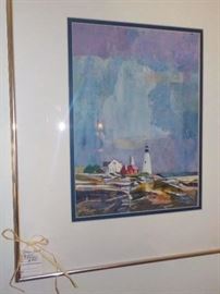 Gerald Brommer (Maine)  watercolor