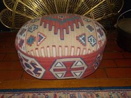 Kilim foot stool