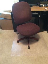 Office Chair and mat