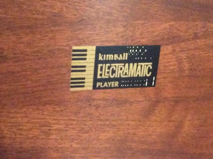 Kimball Electramatic Player - Player piano