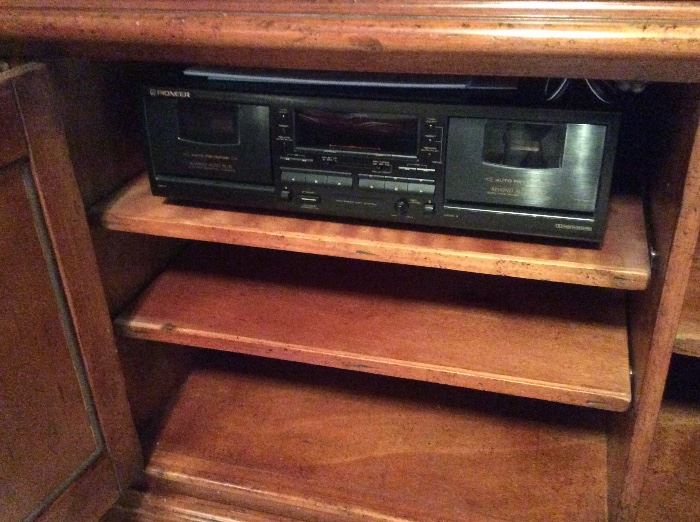 Pioneer dual cassette player