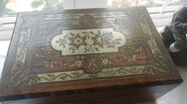 Antique Captains Writing Desk