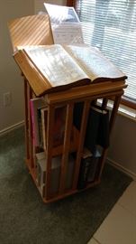swivel book case