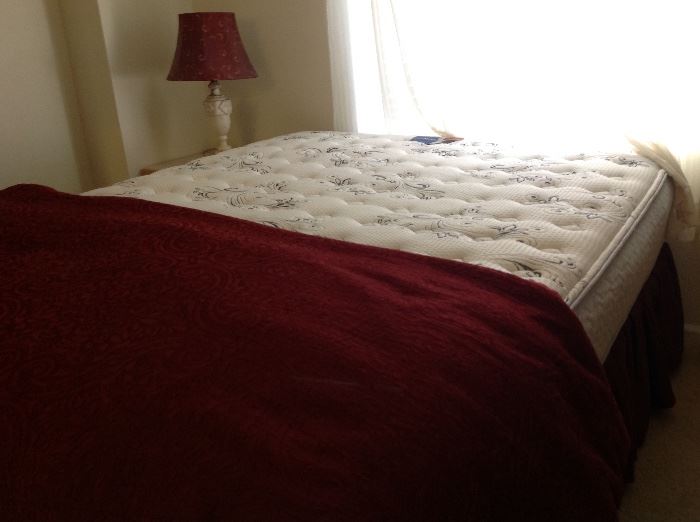 Clean bed frame mattress