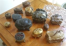 vintage jewelry caskets