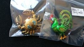 Robert Originals funny 1960's pins