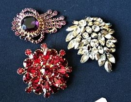 rhinestone brooches