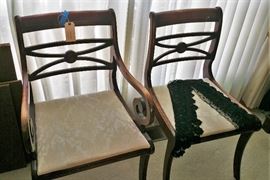 2 of the 4 chairs (sold separately from table)