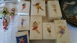 Hallmark 'Messenger' Fairy ornaments - MIB - Pansy, Mistletoe, Poinsettia, Rose, Marigold, Lily and others!
