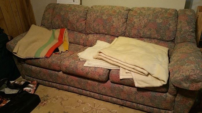 Lazy Boy HIDE. A. BED - Pendleton blanket - other blankets