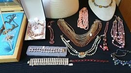 necklaces, bracelets