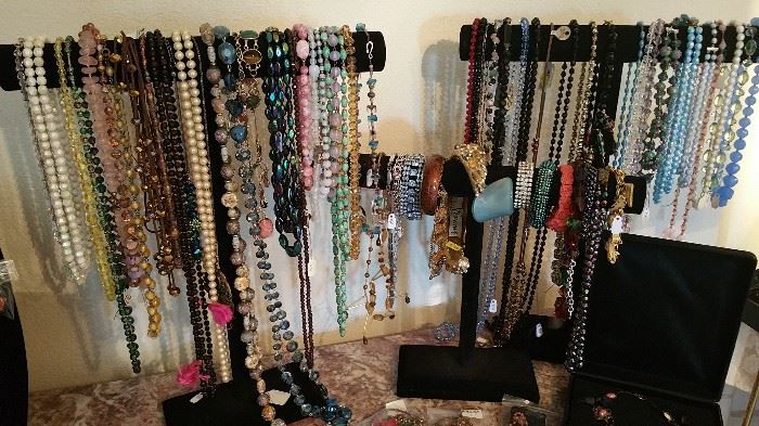 did i mention we have necklaces and bracelets?  yeah, we do.