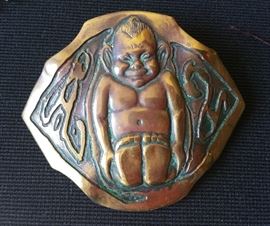 Billiken brooch