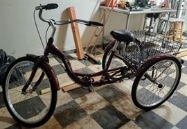 Schwinn Meridian 3 Wheel Bicycle Adult Tricycle 