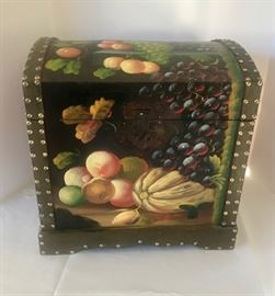 Fruit decorated box
