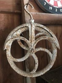 Antique pully