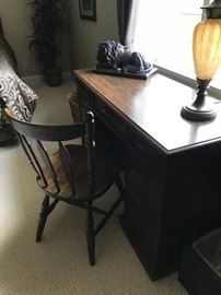 Desk and chair matching bedroom set
