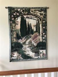 Tapestry wall hanging