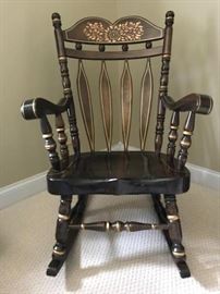 Hitchcock style rocker