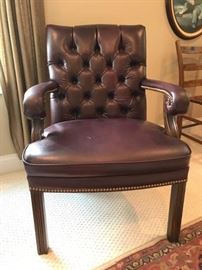 One of four office armchairs