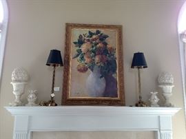 Framed print and home decor