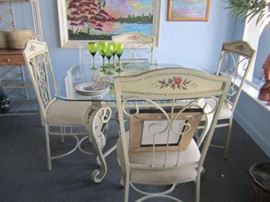 Wrought iron quite heavy