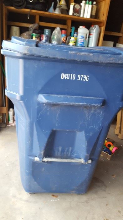 We have 2 of these monster trash containers..$25 each..could be great for recycling too.